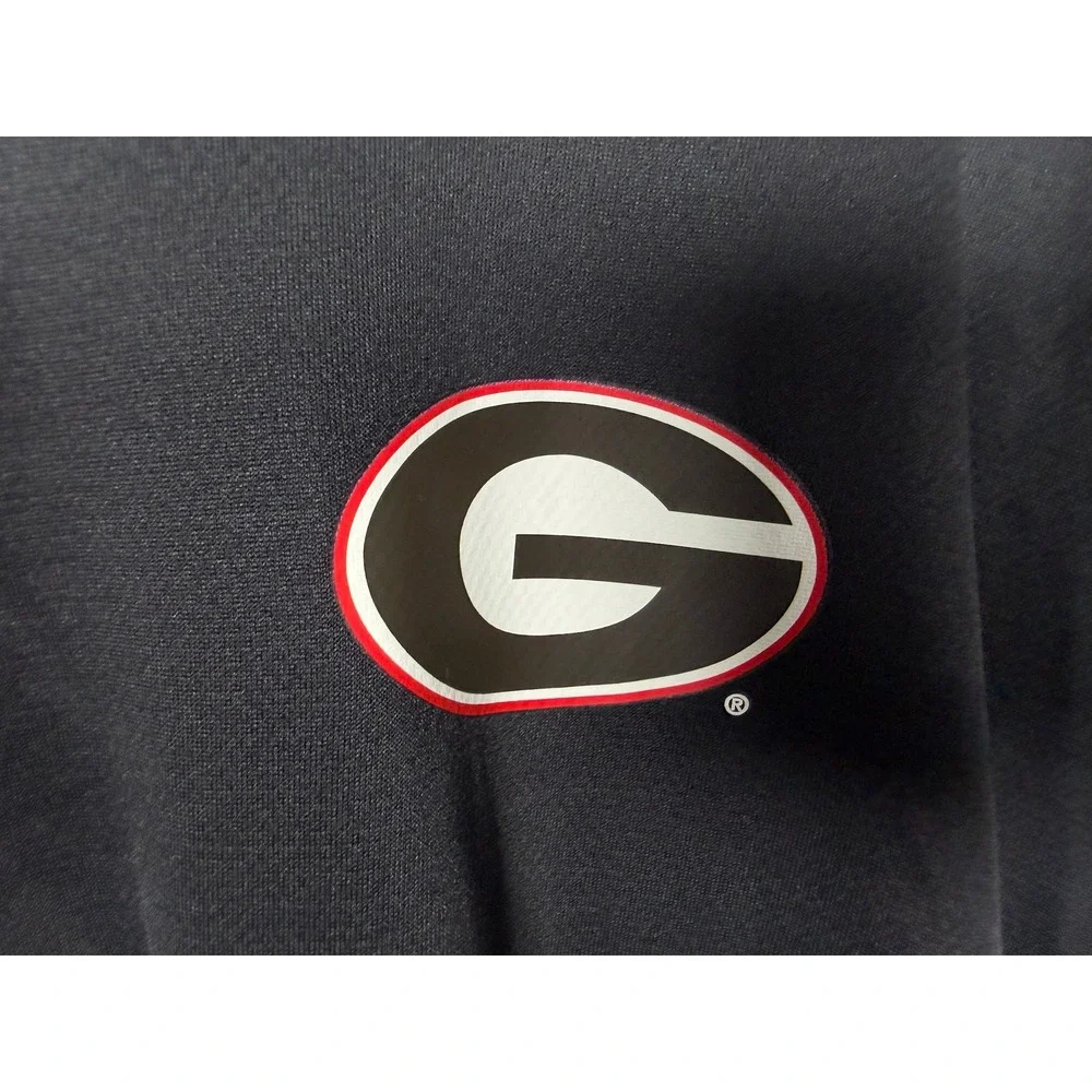 Nike Georgia Bulldogs Dri-FIT Quarter Zip Pullover Black Mens 3XL Tall NCAA